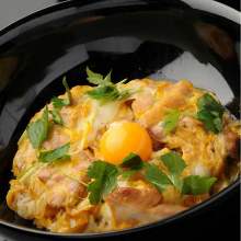 "Oyako" chicken and egg rice bowl