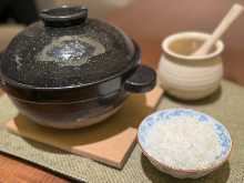 Donabe Gohan (rice in an earthen pot)