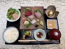 Sashimi set meal Sashimi set meal