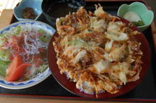 Mixed tempura rice bowl