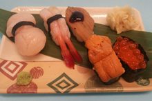 Assorted nigiri sushi, 5 kinds