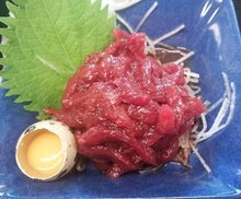 Horse meat tartare