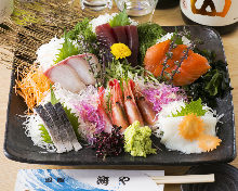 Assorted sashimi, 6 kinds