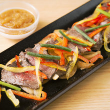 Seared venison