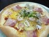 Seafood pizza