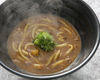 Wheat noodles in a curry broth