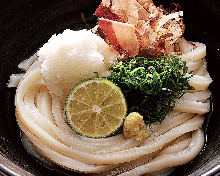 Udon with sudachi
