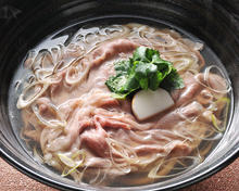 Wheat noodles with meat