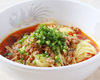 Chinese noodles mixed with Chinese sesame paste and chili oil