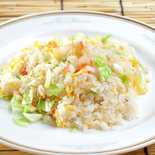 Crab and lettuce fried rice