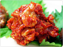 Chanja (Korean spicy marinated cod innards)