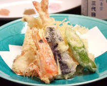 Assorted tempura