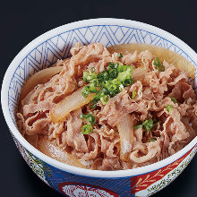 Niku-don (meat rice bowl)