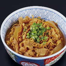 Niku-don (meat rice bowl)