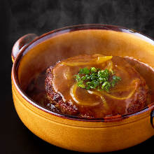 Hamburg steak set meal