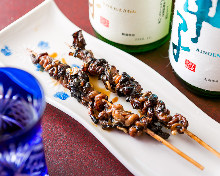 Grilled eel liver