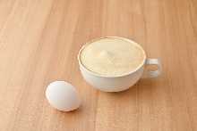 Egg Milk Coffee