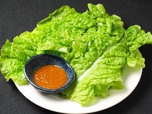 Sangchu (Korean stem lettuce)