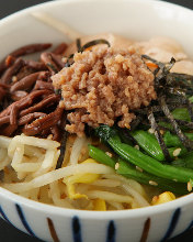 Bibimbap with soup