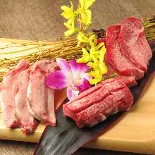 Assorted beef tongue, 3 kinds