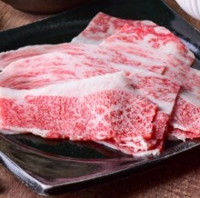 Wagyu beef yakishabu