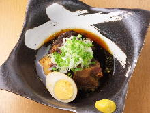 Simmered pork belly