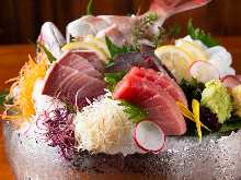 Assorted sashimi, 7 kinds