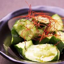 Sesame salt cucumber
