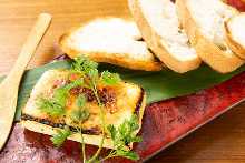 Miso-marinated cream cheese