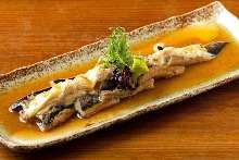 Simmered conger eel