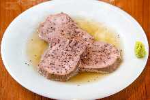 Boiled and simmered tongue