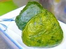 Grilled whitebait rice ball