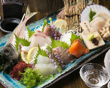 Assorted sashimi, 5 kinds