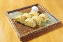 Japanese-style rolled omelet