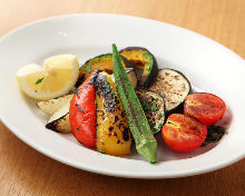 Grilled seasonal vegetables