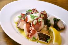 Marinated octopus