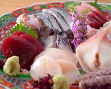 Assorted sashimi, 6 kinds