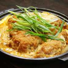 Simmered pork cutlet