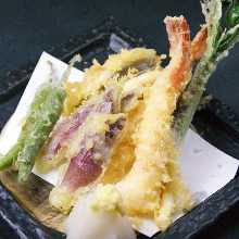 Assorted tempura