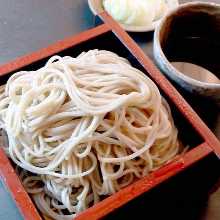 Chilled buckwheat noodles without broth