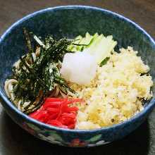 Chilled tanuki buckwheat noodles