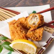 Deep-fried oysters