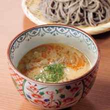 Sesame seed sauce Soba noodles