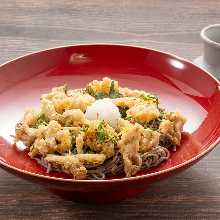 Buckwheat noodles with tempura