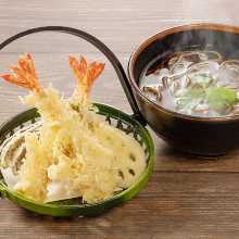 Buckwheat noodles with tempura