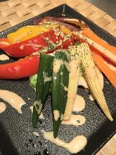 Assorted seasonal vegetables