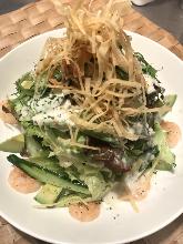 Shrimp and avocado salad