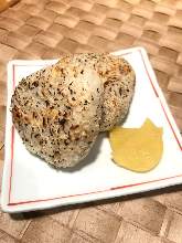 Grilled rice ball