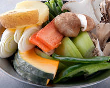 Assorted grilled vegetables