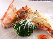 Shrimp gratin Shrimp gratin